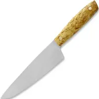 Nordic Knife Design Chef 195 kokkiveitsi, curly birch