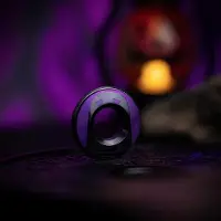 Titaner Tiroler - Titanium Curve Measure Ring, Phantom