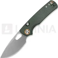 Vosteed Porcupine - Stonewash - Micarta kääntöveitsi, vihreä