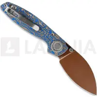Vosteed Shilin Cutter - Copper Dune - Micarta kääntöveitsi, Blue Ocean