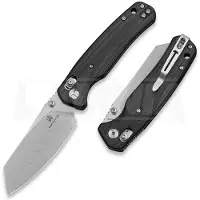 Bestechman Cicada's Wing BMK06I Stonewashed 10Cr15MoV, Black G10, pocket knife