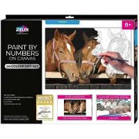 Zieler Paint By Numbers Horses Maalauspakkaus