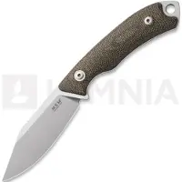 MKM Knives Pocket Tango 4 - Stonewash - Canvas Micarta veitsi, vihreä