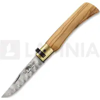 Old Bear Classical Olive M, Damascus DS93X, 9305-19-LU pocket knife