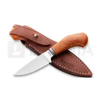 Lionsteel Willy WL1-CVN, M390 Droppoint Natural Micarta, fixed knife