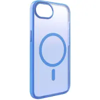 Puro Gradient MagSafe silicone case for iPhone 16e - blue