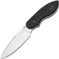 Böker Plus Trailmate 02BO097 Satin Nitro-V, Black G10, fixed knife, Steve Kelly design