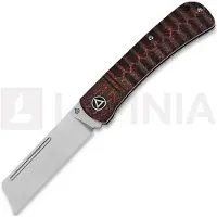 QSP Knife Hedgehog Slip Joint Red CF kääntöveitsi