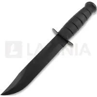 Ka-Bar USMC 1211 plain edge, Kraton, Leather sheath
