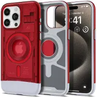 Spigen Classic C1 MagSafe, ruby - iPhone 15 Pro Max