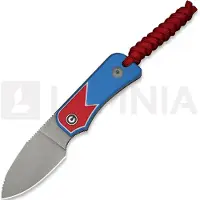 CIVIVI Baby Banter Fixed Jump Edition C23045A-1 Graywashed Nitro-V, Red White Blue G10, fixed knife, Ben Petersen design