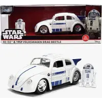 Jada Star Wars R2D2 1959 VW Drag Beetle Leikkiauto 1:24