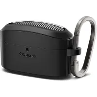 Spigen Rugged Armor, suunniteltu Sony WF-1000XM5 -kotelolle (2023), kest v suojaus - mattamusta