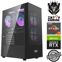 INTOP Tietokone Ryzen 7 7700X 64GB DDR5 500SSD M.2 NVME RTX5060 8GB no-OS