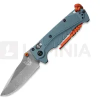 Benchmade Mini Adira 18065 CPM MagnaCut, Depth Blue Grivory pocket knife