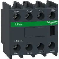 Schneider Electric LADN22 Apukosketinlohko 2 x rajakosketin, 2 x katkaisukosketin 1 kpl 1 kpl