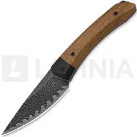 Kizer Cutlery Momo Fix 3 1124A1 Acid-Washed Takefu VG-10 Damascus, Mkuruti G10, fixed knife