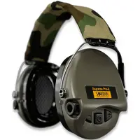 Sordin Supreme Pro X H2 LED Gel (Color: Green/Camo)