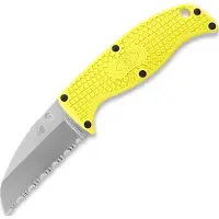 Spyderco Enuff Sheepfoot pelastusveitsi, keltainen