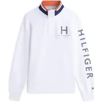 Tommy Hilfiger Sail Mix Media 1/4 Zip - White - M