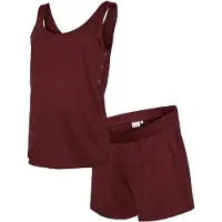 Mamalicious Mlmira Vita Sl Jrs Pyjamas 2F - Burgundy - M