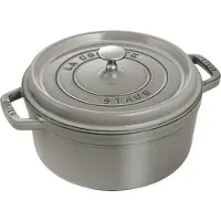 Staub Pyöreä pata 5,2 L Harmaa