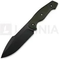 Kunwu Knives Stiffy G. - Teflon - Micarta veitsi, oliivinvihreä