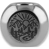 Audacious Concept Adventurer Bead - Titanium - Hand Polished