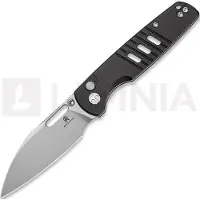 Bestechman Vector - Stonewash - Aluminium kääntöveitsi, musta
