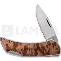 Case Cutlery Woodchuck Camo Brushed Stainless Steel Executive Lockback kääntöveitsi