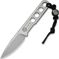 CIVIVI Circulus C22012-2, Stonewashed 10Cr15CoMoV neck knife, Ostap Hel design