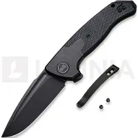 We Knife Press Check Framelock Black