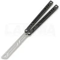 Squid Industries Carbon Fiber Nautilus V2 perhosveitsi harjoitteluun, musta