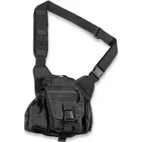 Red Rock Outdoor Gear Hipster Sling Bag - Black