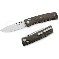 Lionsteel NiNi - Full Scale - Green Canvas Micarta kääntöveitsi