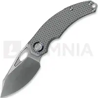 Kunwu Knives ComPadre - Satin - Titanium kääntöveitsi, Diamond Texture