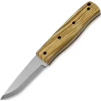 Brisa Pk70Fx 464 12C27 Scandi, Olive Wood, fixed knife