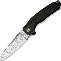 Bestech Nyxie - Damasteel - Titanium, musta