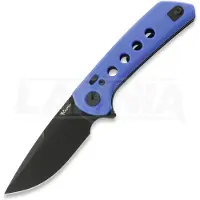 Reate PL-XF Blue G-10 kääntöveitsi, Black PVD