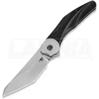 Bestech Excentric - Beadblast - Titanium kääntöveitsi, musta