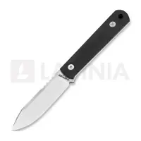 Böker Germany BFF Packlite 120749 Black Richlite, fixed knife, Lucas Burnley Design