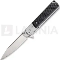 Artisan Cutlery Classic D2 kääntöveitsi, black textured