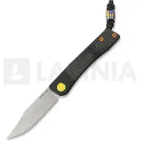 Tactile Knife Bexar - Stonewash - Titanium kääntöveitsi, Groove + Cerakote