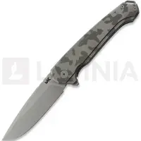 MK Knives & Tools Ingeni MT Camo kääntöveitsi, Grey/Shadow Brown Titanium