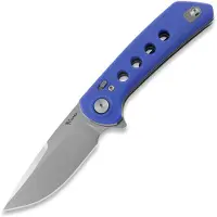 Reate PL-XF Blue G-10 kääntöveitsi, Stonewash