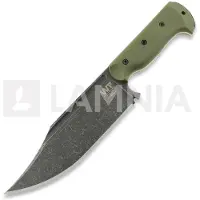 Work Tuff Gear Ranger K329 darkwashed veitsi, od green handle with brown liner