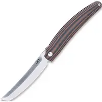 CRKT Ancestor 5930 Brown Black G10 pocket knife, Darriel Caston design