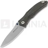 RealSteel E802 Horus Black/Micarta kääntöveitsi