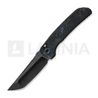 Kizer Cutlery Mithril kääntöveitsi, DLC Ultra Titanium & Blue FatCarbon