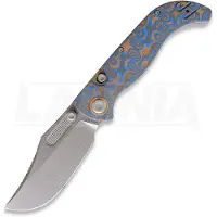 Vosteed Naga - Stonewash - Ocean Micarta kääntöveitsi, sininen